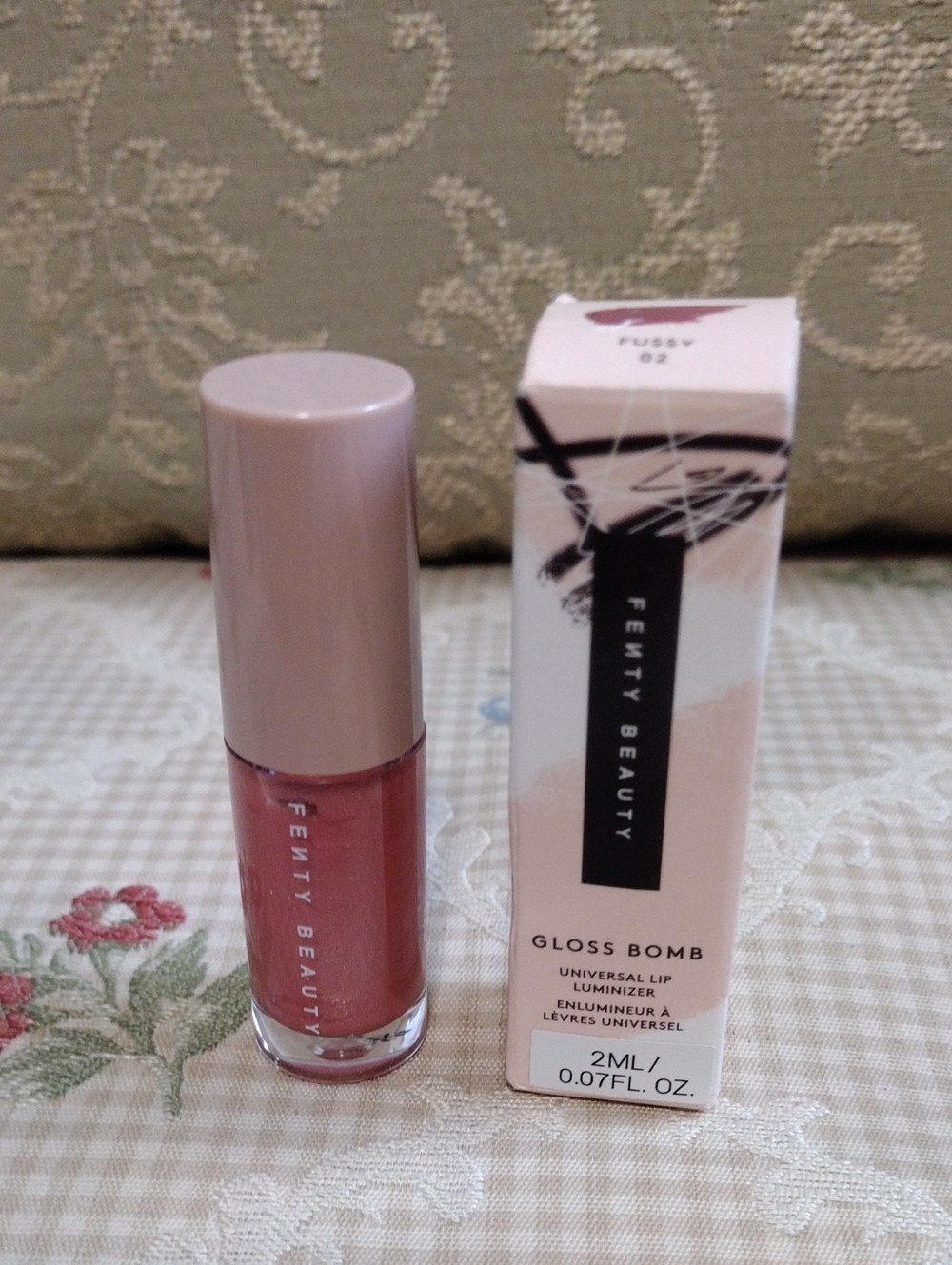 Fenty Beauty Gloss Bomb Lip Luminizer — Rose Pink "Fussy"